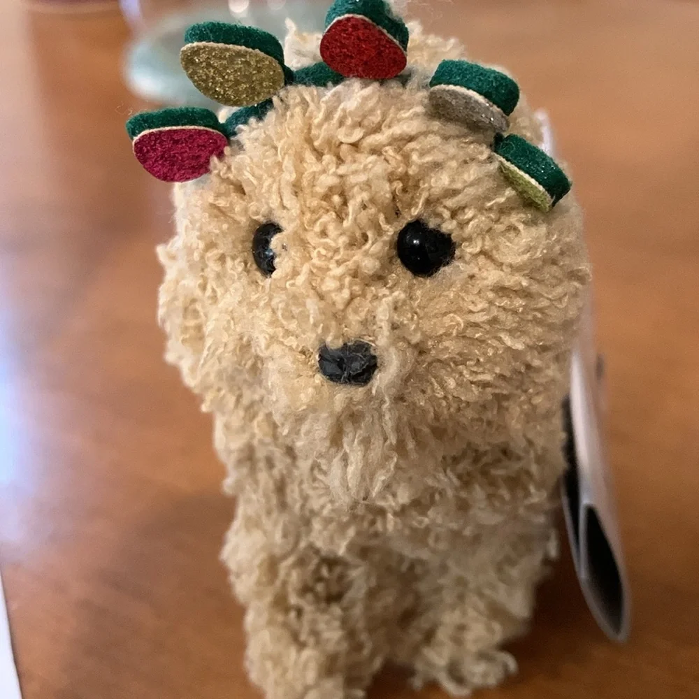 Goldendoodle Dog Headband Ornament Felted Wool Target Wondershop